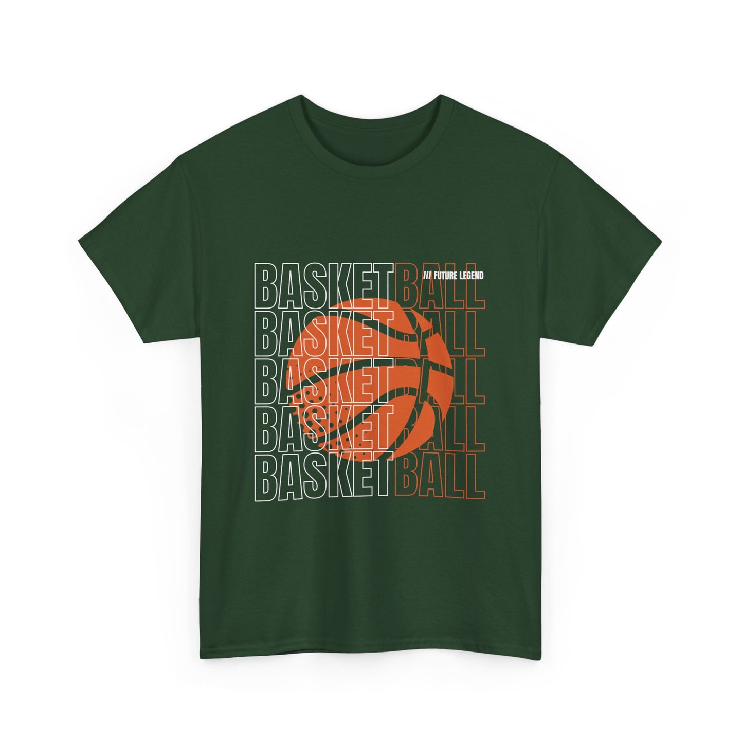 Basketball tee forest green