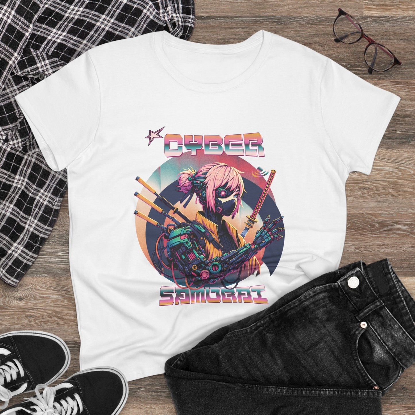 Cyber Samurai Ladies Tee