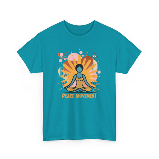 Peace Movement Tee | Yoga Shirt | Spiritual Meditation Top | Boho Style