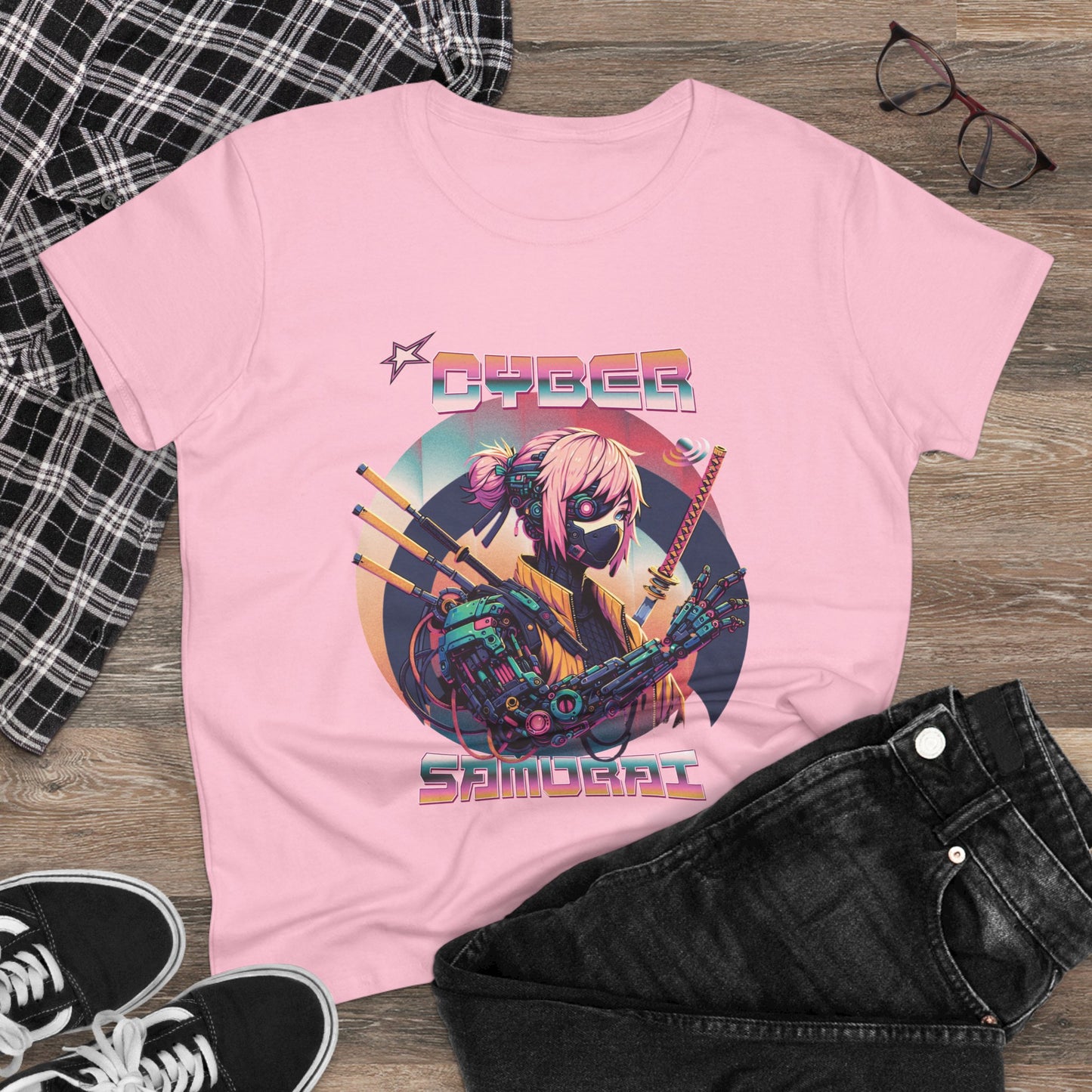 Cyber Samurai Ladies Tee