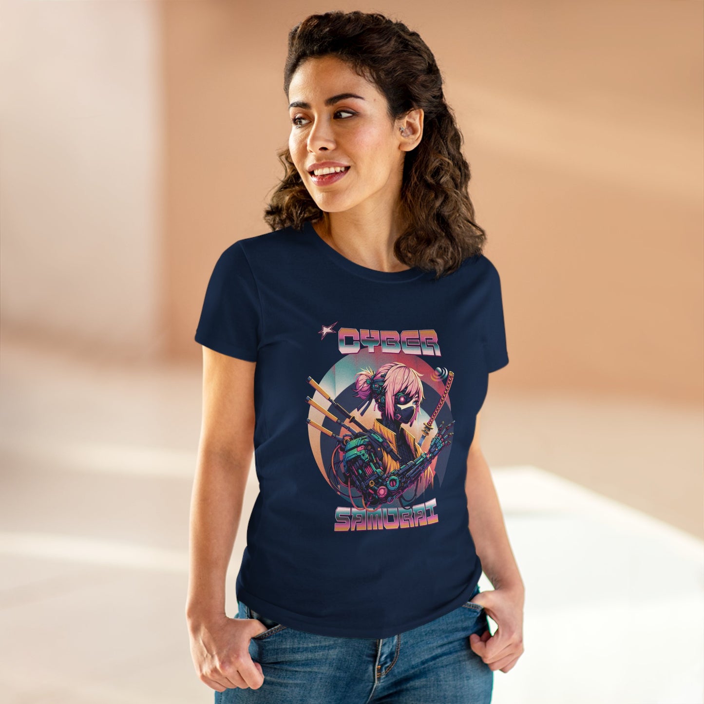 Cyber Samurai Ladies Tee