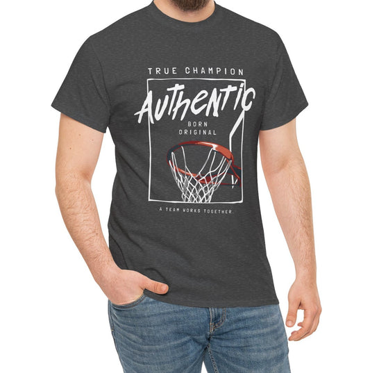 Authentic Basketball Tee | Sports Graphic T-shirt | Urban Streetwear