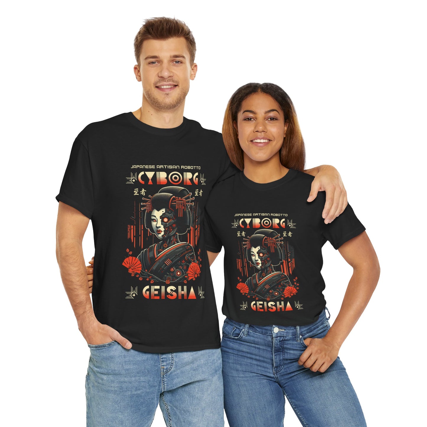 Cyborg Geisha All Gender Tee