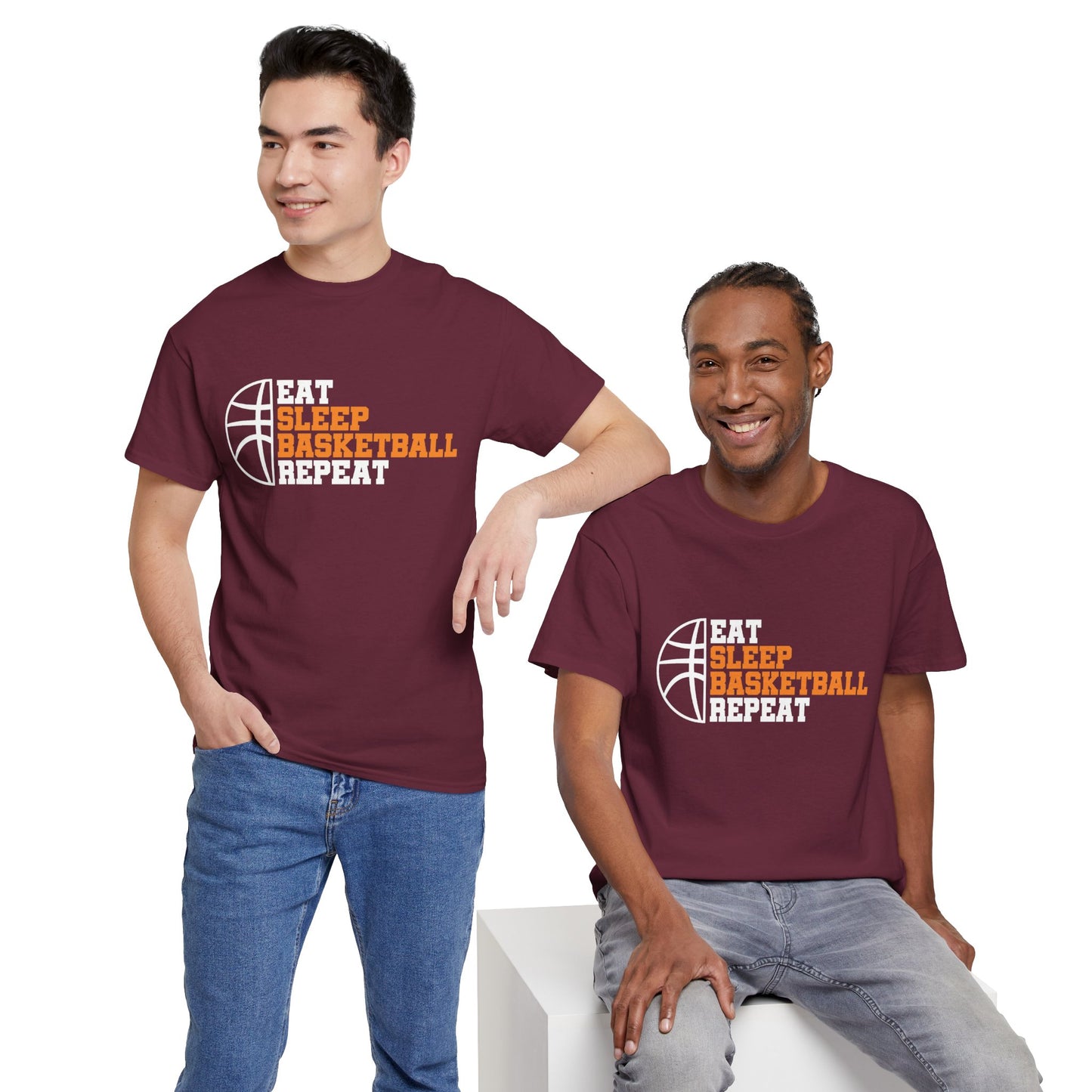 Eat Sleep Basketball Tee