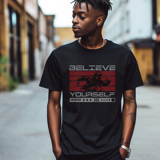Believe_in_Yourself t shirt black