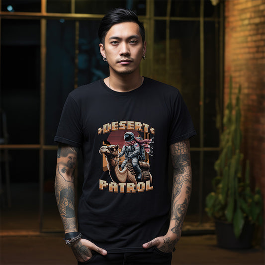 Astronaut Camel Rider Tee