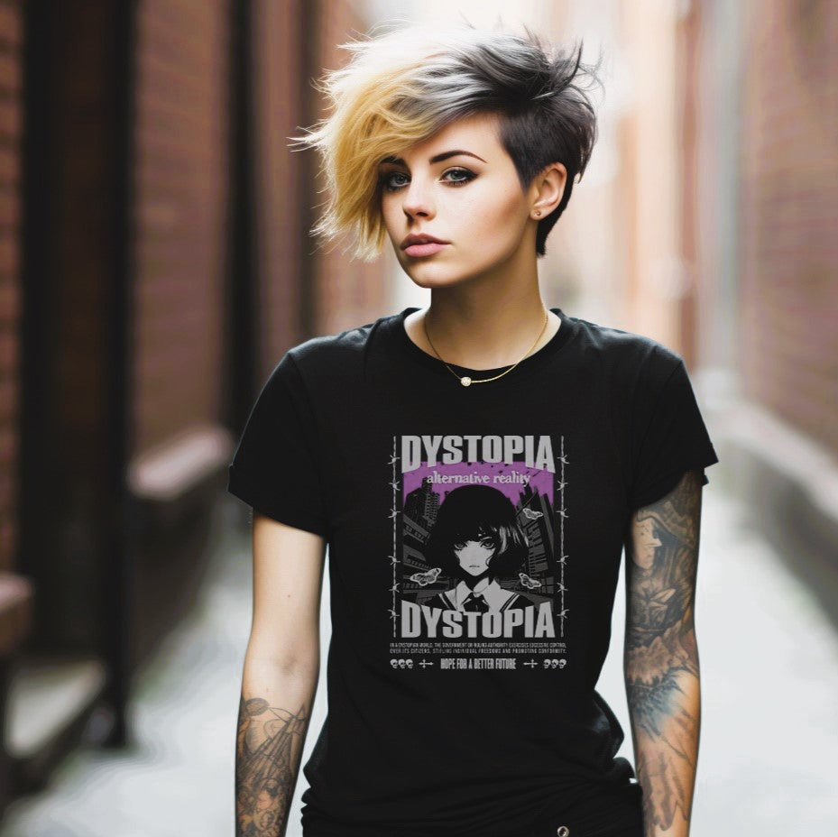 Dystopia_anime graphic t shirt