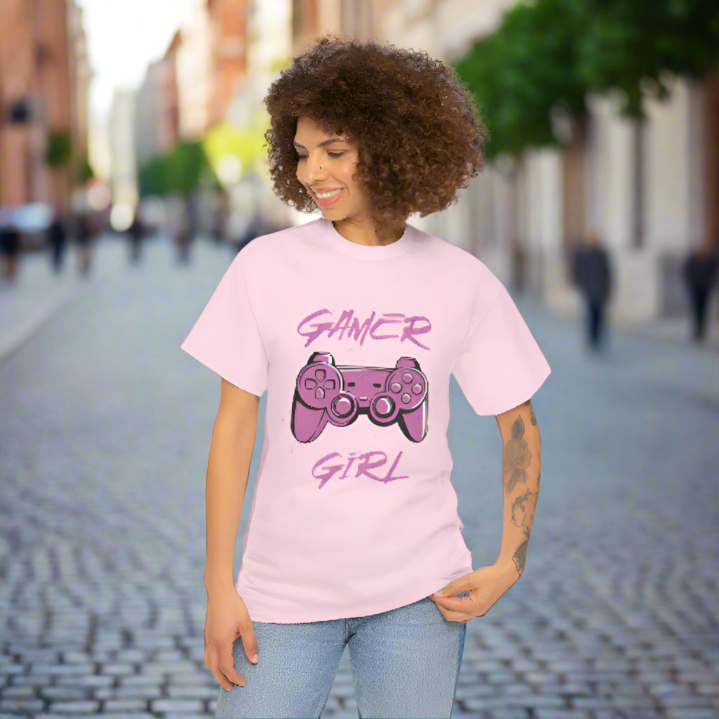 Gamer T-shirt pale pink