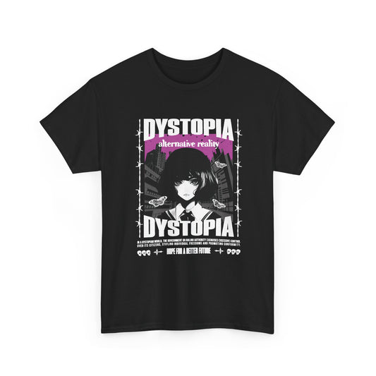 Dystopia Manga Tee | Harajuku Style | Unisex Graphic T-shirt
