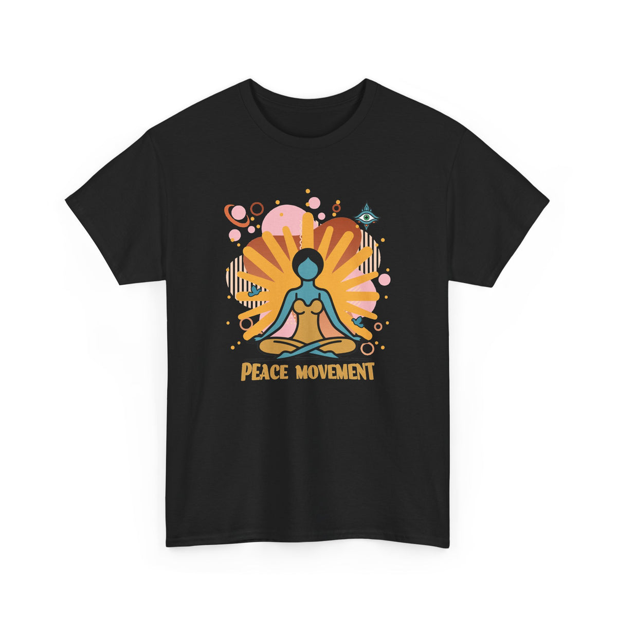 Peace Movement Tee | Yoga Shirt | Spiritual Meditation Top | Boho Style