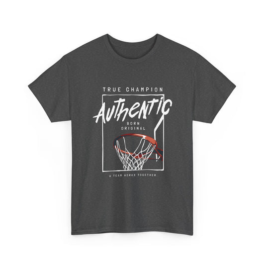 Authentic Basketball Tee | Sports Graphic T-shirt | Urban Streetwear