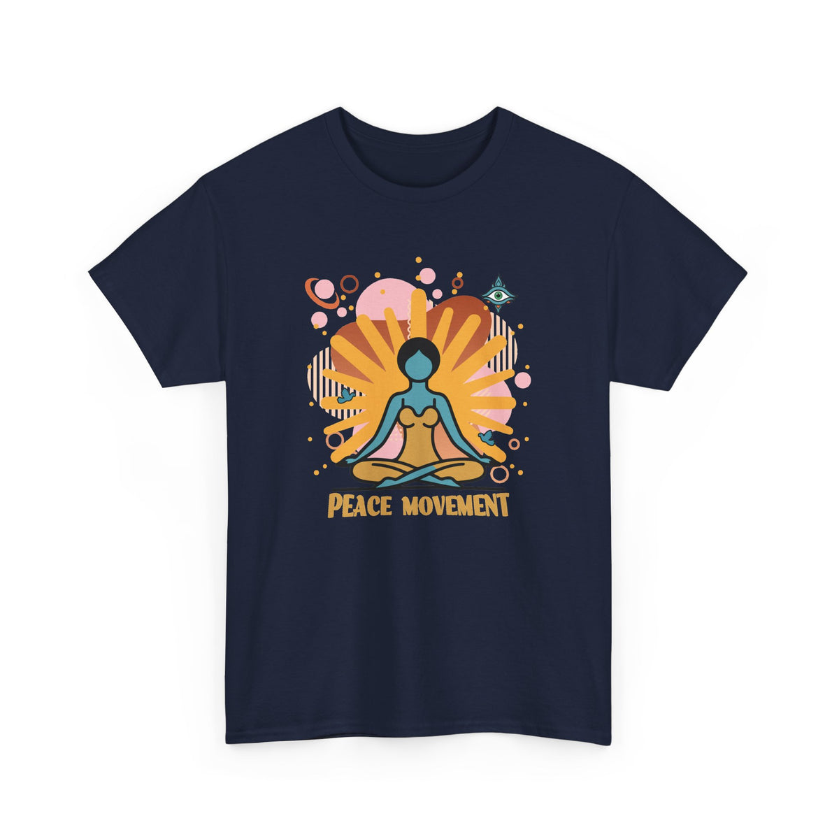 Peace Movement Tee | Yoga Shirt | Spiritual Meditation Top | Boho Style