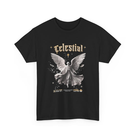 Celestial Angel Tee | Faith Graphic T-shirt | Spiritual Apparel