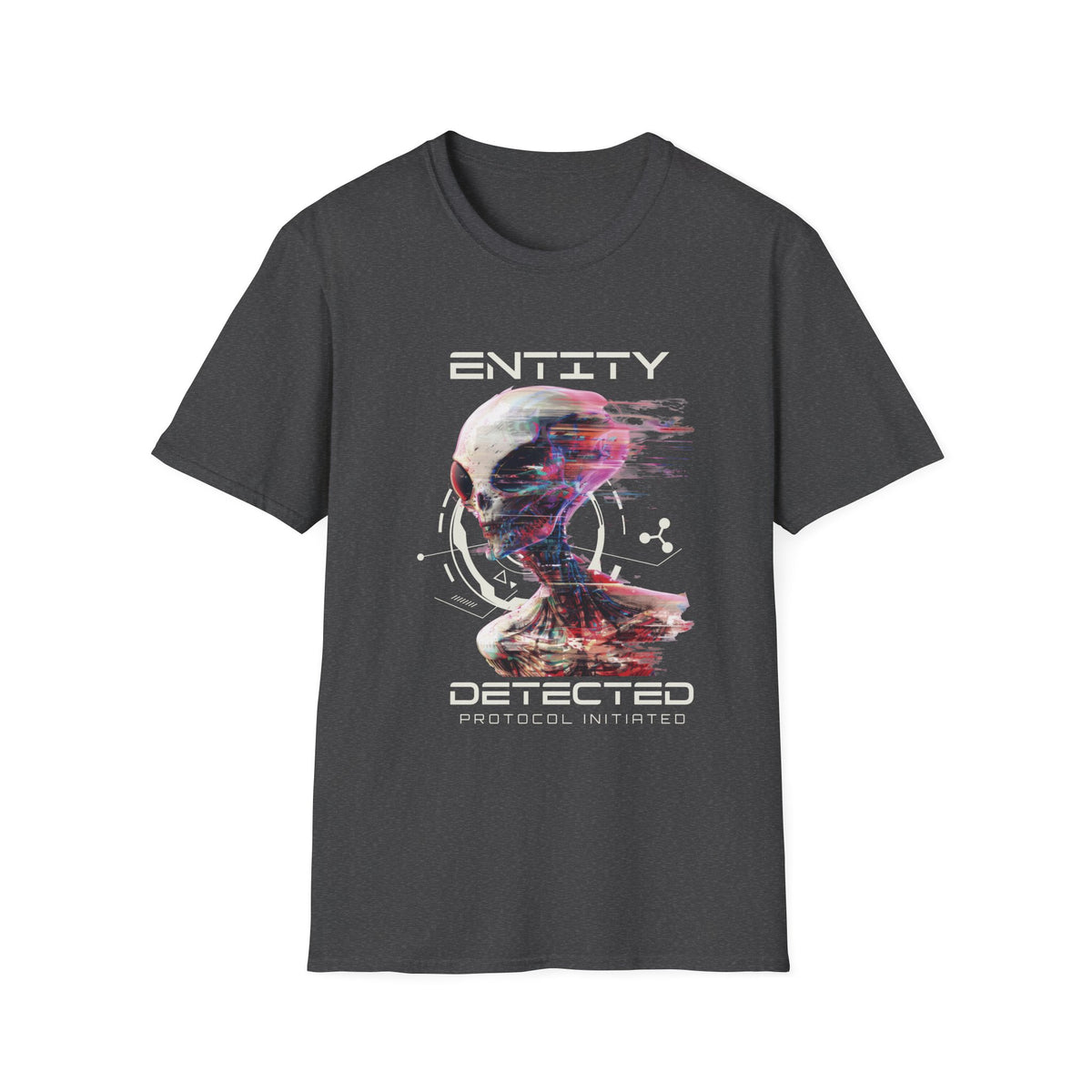 Entity Detected Alien Graphic T-Shirt