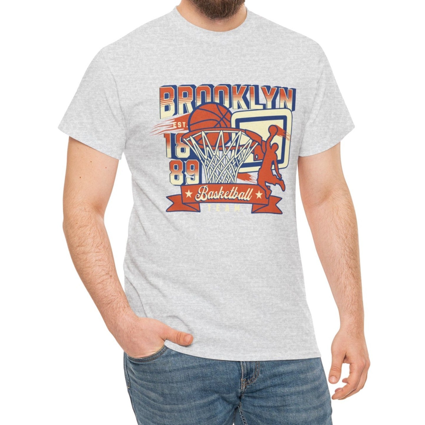 Brooklyn Basketball T-shirt | Men's Sportswear | Sporty Graphic Tee