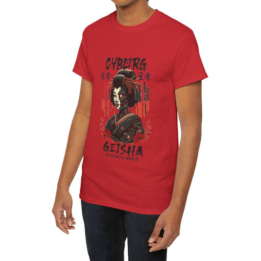 Cyborg Geisha | Japanese Robot Tee | Tokyo Underground Unisex Style