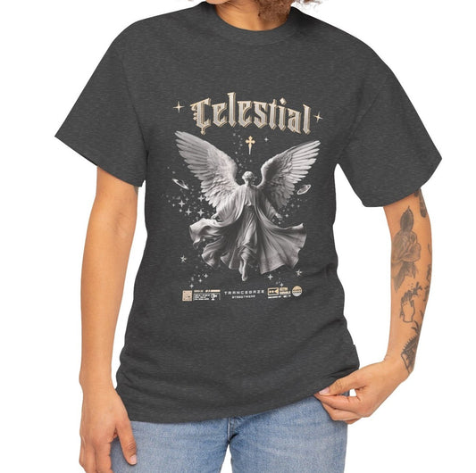 Celestial Angel Tee | Faith T-shirt | Unisex Spiritual Streetwear