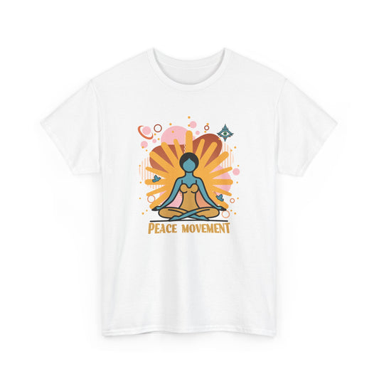 Peace Movement Tee | Yoga Shirt | Spiritual Meditation Top | Boho Style