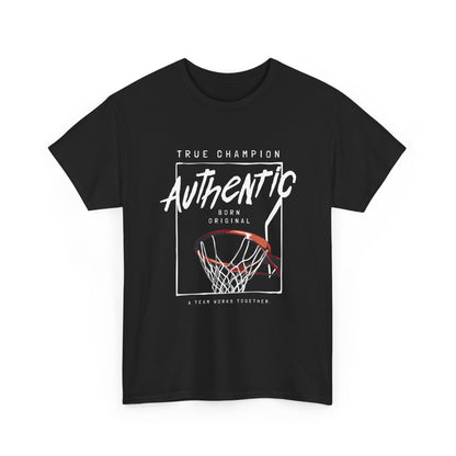 Authentic Basketball Tee | Sports Graphic T-shirt | Urban Streetwear