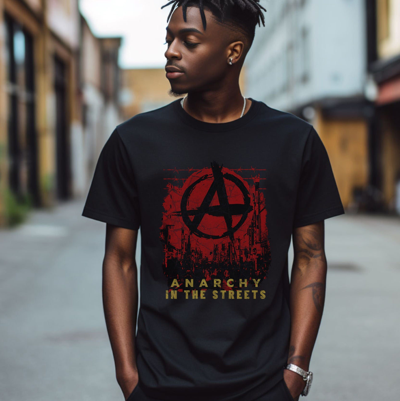 Anarchy t shirt black