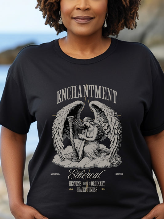 Angel Renaissance Tee | Celestial Style | Faith Graphic T-shirt