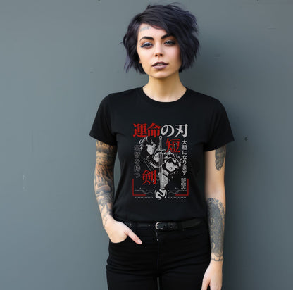 Camiseta de anime japonés