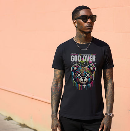 God_over_everything_bear t shirt man