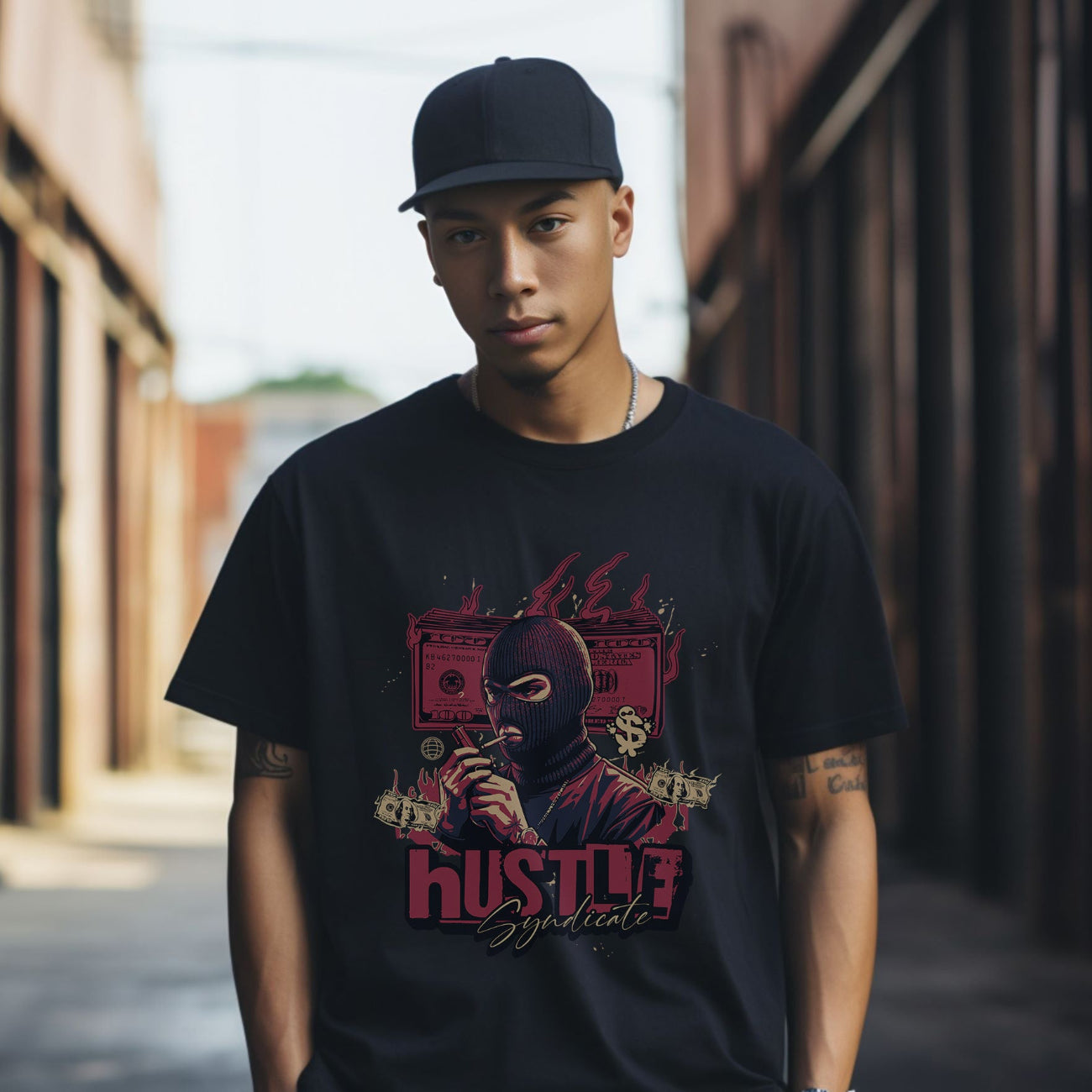 Hustle rapper t shirt