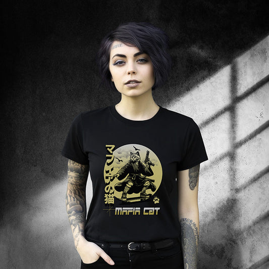 Mafia Cat All Gender Tee