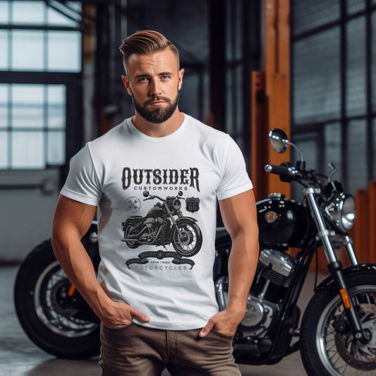Outsider vintage motorcycle t shirt