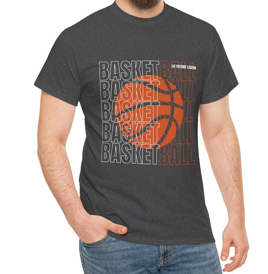 Basketball Classic Tee | Word Art Sports Shirt | Men's Graphic T-shirt