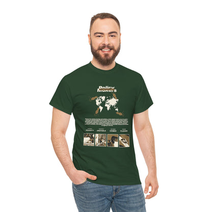 Policy Makers graphic t shirt  forest green