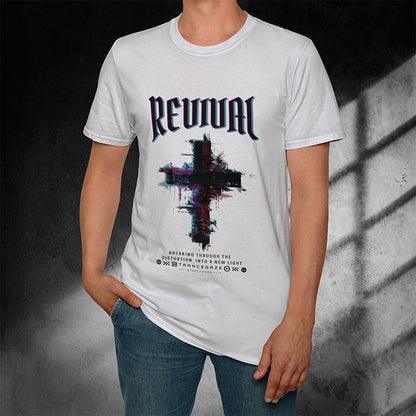 Revival Light Edition | Faith Based Apparel | Cross Graphic T-shirt