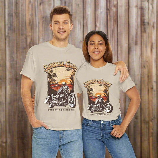 Sunrise Glory Motorcycle t shirt