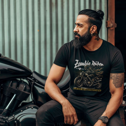 Zombie Rider motorcycle t shirt