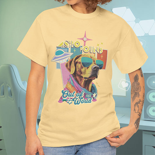 Astro Hound Retro Dog Tee
