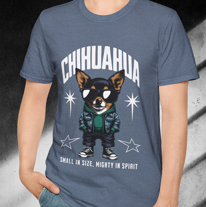 Chihuahua Rockstar Tee | Dog Graphic T-shirt |  Cute Dog Gift